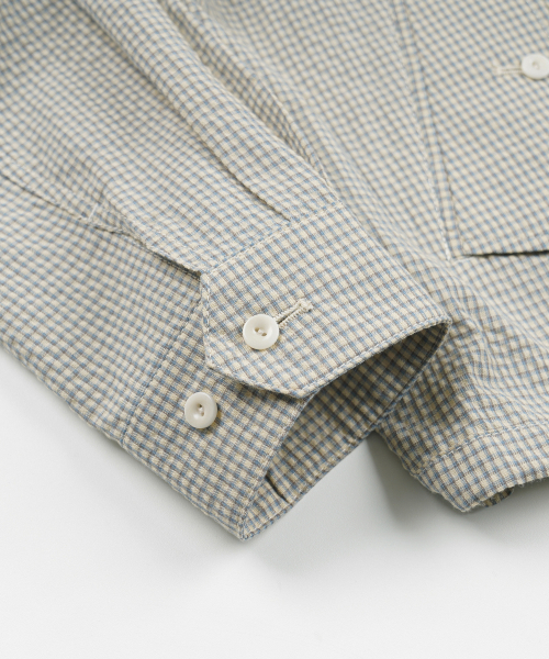 FRIZMWORKS(フリズムワークス)の「CHECK BUDDY HARRINGTON JACKET _ SKY BLUE(ブルゾン・メンズ・その他・SMALL/MEDIUM/LARGE/X-LARGE)」の6枚目の写真