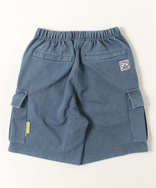AAPE BY A BATHING APE（エーエイプバイアベイシングエイプ）の「AAPE MAIN SWEAT CARGO SHORTS（スウェットパンツ・メンズ・ライトブラック/ネイビー・LARGE/SMALL/X-LARGE/MEDIUM）」の11枚目の写真