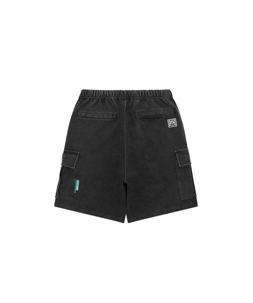 AAPE BY A BATHING APE（エーエイプバイアベイシングエイプ）の「AAPE MAIN SWEAT CARGO SHORTS（スウェットパンツ・メンズ・ライトブラック/ネイビー・LARGE/SMALL/X-LARGE/MEDIUM）」の3枚目の写真