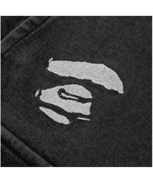 AAPE BY A BATHING APE（エーエイプバイアベイシングエイプ）の「AAPE MAIN SWEAT CARGO SHORTS（スウェットパンツ・メンズ・ライトブラック/ネイビー・LARGE/SMALL/X-LARGE/MEDIUM）」の4枚目の写真