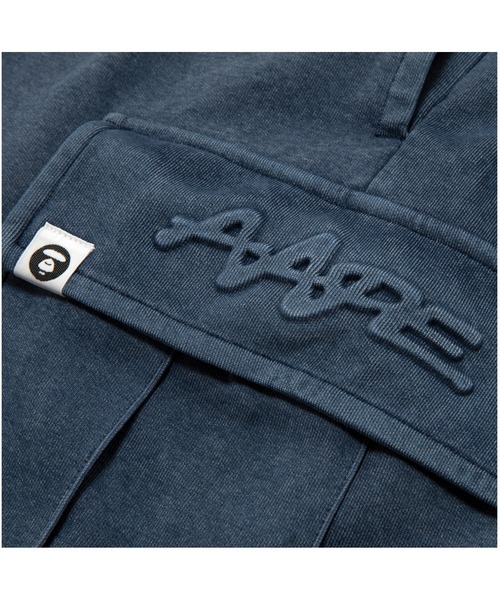 AAPE BY A BATHING APE（エーエイプバイアベイシングエイプ）の「AAPE MAIN SWEAT CARGO SHORTS（スウェットパンツ・メンズ・ライトブラック/ネイビー・LARGE/SMALL/X-LARGE/MEDIUM）」の10枚目の写真