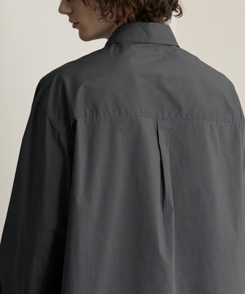 DRAW FIT（ドローフィット）の「ペーパーコットンアレックスシャツ [D.GREY]（シャツ/ブラウス・メンズ・その他・LARGE/MEDIUM/X-LARGE）」の3枚目の写真