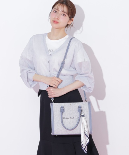 JILL by JILL STUART（ジルバイジルスチュアート）の「バリエーションパイピングトート（トートバッグ・レディース・ブルー/ベージュ系その他/ホワイト・FREE）」の3枚目の写真