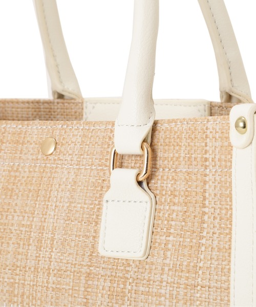 JILL by JILL STUART（ジルバイジルスチュアート）の「バリエーションパイピングトート（トートバッグ・レディース・ブルー/ベージュ系その他/ホワイト・FREE）」の22枚目の写真