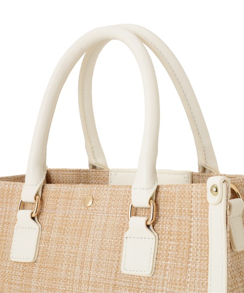 JILL by JILL STUART(ジルバイジルスチュアート)の「バリエーションパイピングトート(トートバッグ・レディース・ブルー/ベージュ系その他/ホワイト・FREE)」の21枚目の写真
