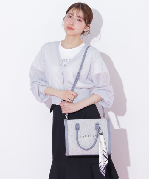 JILL by JILL STUART（ジルバイジルスチュアート）の「バリエーションパイピングトート（トートバッグ・レディース・ブルー/ベージュ系その他/ホワイト・FREE）」の5枚目の写真