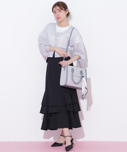 JILL by JILL STUART（ジルバイジルスチュアート）の「バリエーションパイピングトート（トートバッグ・レディース・ブルー/ベージュ系その他/ホワイト・FREE）」の7枚目の写真