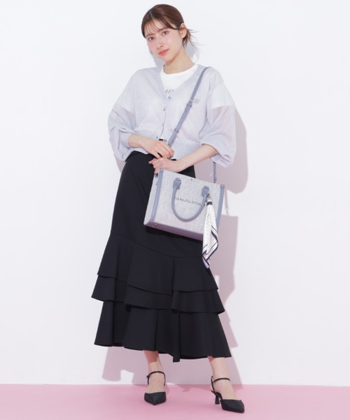 JILL by JILL STUART（ジルバイジルスチュアート）の「バリエーションパイピングトート（トートバッグ・レディース・ブルー/ベージュ系その他/ホワイト・FREE）」の8枚目の写真