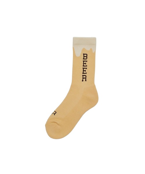 ROSTER SOX（ロスターソックス）の「(ROSTER SOX)BEER（ソックス/靴下・レディース・イエロー・ONE SIZE）」の3枚目の写真