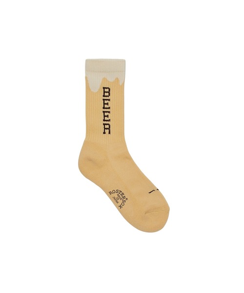 ROSTER SOX（ロスターソックス）の「(ROSTER SOX)BEER（ソックス/靴下・レディース・イエロー・ONE SIZE）」の4枚目の写真