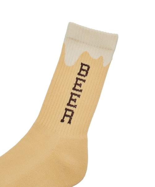 ROSTER SOX（ロスターソックス）の「(ROSTER SOX)BEER（ソックス/靴下・レディース・イエロー・ONE SIZE）」の5枚目の写真