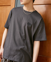 Russell Athletic（ラッセルアスレティック）の「RUSSELL ATHLETIC × PUBLUX ラッセルアスレチック 別注 ワンポイント 刺繍 Tシャツ 限定展開（Tシャツ/カットソー）」