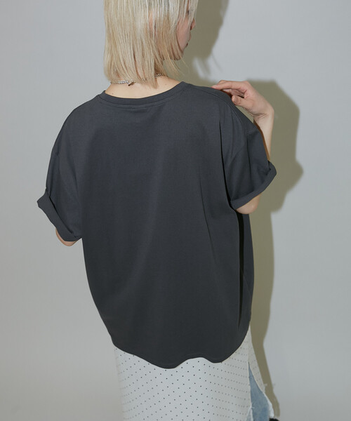 Russell Athletic(ラッセルアスレティック)の「RUSSELL ATHLETIC × PUBLUX/ラッセルアスレチック 別注 ワンポイント 刺繍 Tシャツ 限定展開(Tシャツ/カットソー・メンズ・ブラック/グレー/チャコールグレー/ホワイト/ピンク/ブラウン・LARGE/MEDIUM/フリ-)」の22枚目の写真