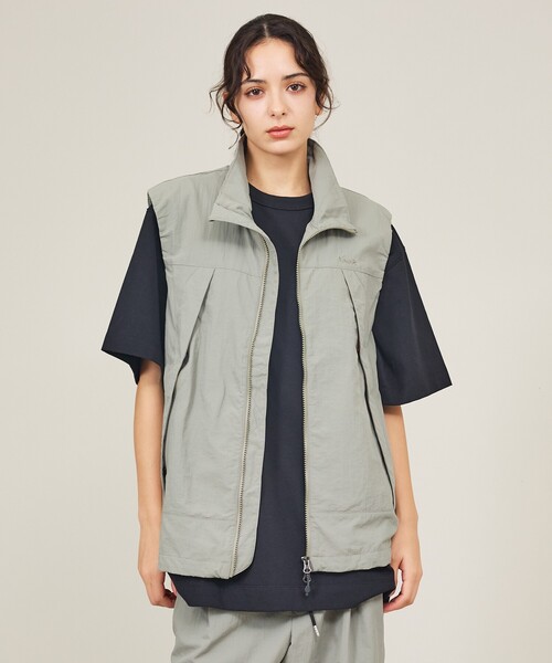 NANGA(ナンガ)の「【NANGA / ナンガ】N2600-1C132A / 26SS ナイロンタッサー ベスト / ユニセックス(ブルゾン・メンズ・ブラック/カーキ/ネイビー・M/L)」の18枚目の写真