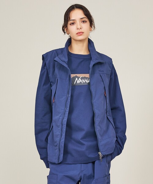 NANGA(ナンガ)の「【NANGA / ナンガ】N2600-1C132A / 26SS ナイロンタッサー ベスト / ユニセックス(ブルゾン・メンズ・ブラック/カーキ/ネイビー・M/L)」の22枚目の写真