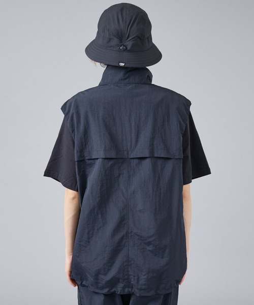 NANGA(ナンガ)の「【NANGA / ナンガ】N2600-1C132A / 26SS ナイロンタッサー ベスト / ユニセックス(ブルゾン・メンズ・ブラック/カーキ/ネイビー・M/L)」の9枚目の写真