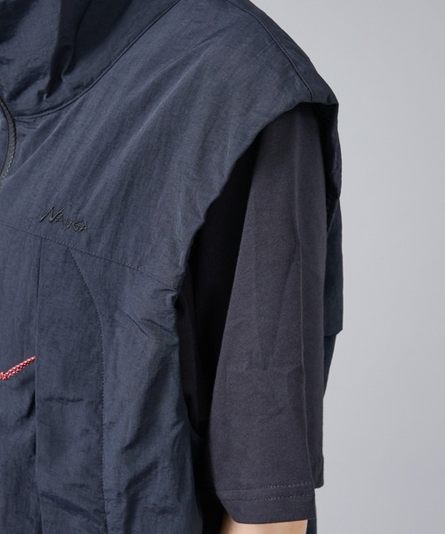 NANGA(ナンガ)の「【NANGA / ナンガ】N2600-1C132A / 26SS ナイロンタッサー ベスト / ユニセックス(ブルゾン・メンズ・ブラック/カーキ/ネイビー・M/L)」の11枚目の写真