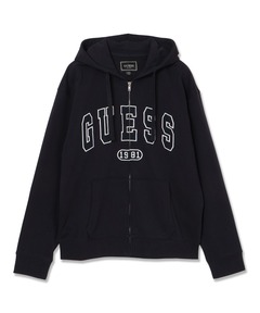 GUESS JEANS Chain Stitch Zip Hoodie パーカー ジップアップ | GUESS