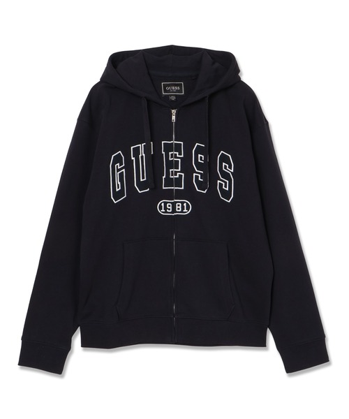 DAVIS Zip Hoodie パーカー ジップアップ ロゴパーカー | GUESS(ゲス