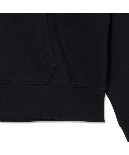 GE ロゴ ブラック パーカー　size.M DAVIS Zip Hoodie パーカー ジップアップ ロゴパーカー | GUESS(ゲス
