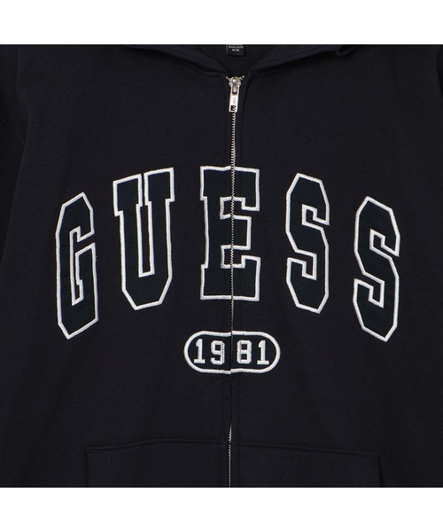 DAVIS Zip Hoodie パーカー ジップアップ ロゴパーカー | GUESS(ゲス