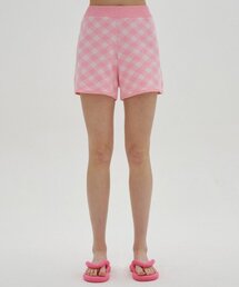 CLOVE（クローブ）の「[23SS clove] Gingham Knit Shorts (Pink)（その他パンツ）」