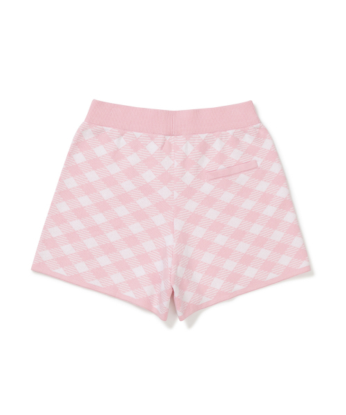 CLOVE（クローブ）の「[23SS clove] Gingham Knit Shorts (Pink)（その他パンツ・レディース・その他・S/M）」の3枚目の写真