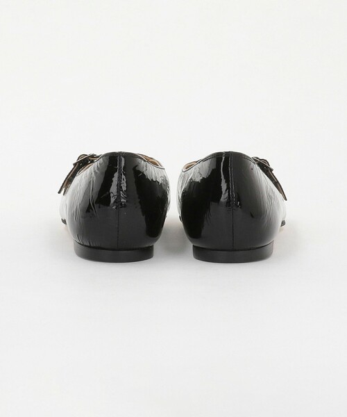 ODETTE E ODILE（オデットエオディール）の「ダブルベルトポインテッド フラット10↑（パンプス・レディース・ブラック/ベージュ・25cm/22.5cm/24.5cm/24cm/23.5cm/23cm/22cm）」の6枚目の写真