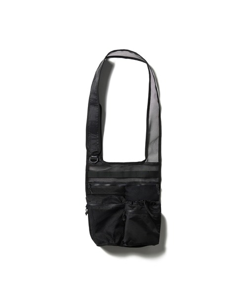 Snow Peak（スノーピーク）の「Snow Peak / Mesh Bag メッシュバッグ（ショルダーバッグ・メンズ・ダークオリーブ/ブラック・ONE SIZE）」の3枚目の写真