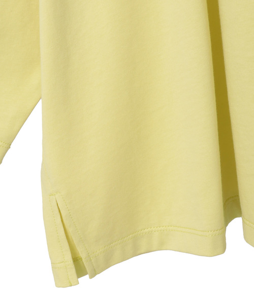 MELROSE claire(メルローズ クレール)の「【コットン天竺BONJOURロゴプリントTシャツ】(Tシャツ/カットソー・レディース・ブラウン/ダークネイビー/オフホワイト/イエロー・FREE)」の11枚目の写真