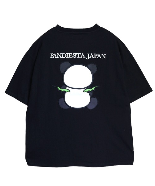 PANDIESTA（パンディエスタ）の「りんご大好きパンダさんTシャツ(M2)（Tシャツ/カットソー・メンズ・ホワイト/ブラック・M/L/XL）」の11枚目の写真