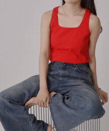 COLONY 2139 | 【UVカット・抗菌防臭】多機能テレコスクエアネックタンクトップ(タンクトップ)