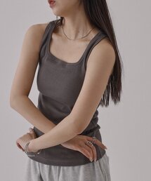 COLONY 2139 | 【UVカット・抗菌防臭】多機能テレコスクエアネックタンクトップ(タンクトップ)