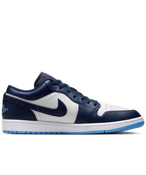 JORDAN BRAND(ジョーダンブランド)の「エア ジョーダン 1 LOW メンズシューズ / Air Jordan 1 Low Men's Shoes 553558-404 Midnight Navy(スニーカー・メンズ・ネイビー・25.5/26.5/27/27.5/28/28.5/29/25/26/29.5/30)」の9枚目の写真