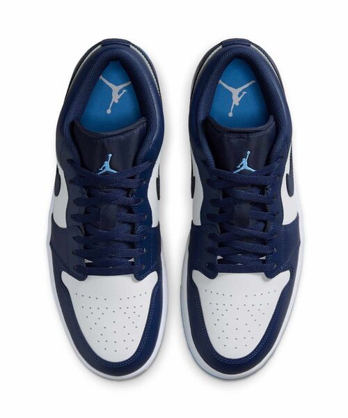 JORDAN BRAND(ジョーダンブランド)の「エア ジョーダン 1 LOW メンズシューズ / Air Jordan 1 Low Men's Shoes 553558-404 Midnight Navy(スニーカー・メンズ・ネイビー・25.5/26.5/27/27.5/28/28.5/29/25/26/29.5/30)」の8枚目の写真