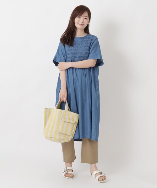 one'sterrace(ワンズテラス)の「ROOTOTE ルートート デリリサイクル コットンF(トートバッグ・レディース・イエロー系8/ブラック系8/オレンジ系その他5/グリーン系5・99)」の19枚目の写真