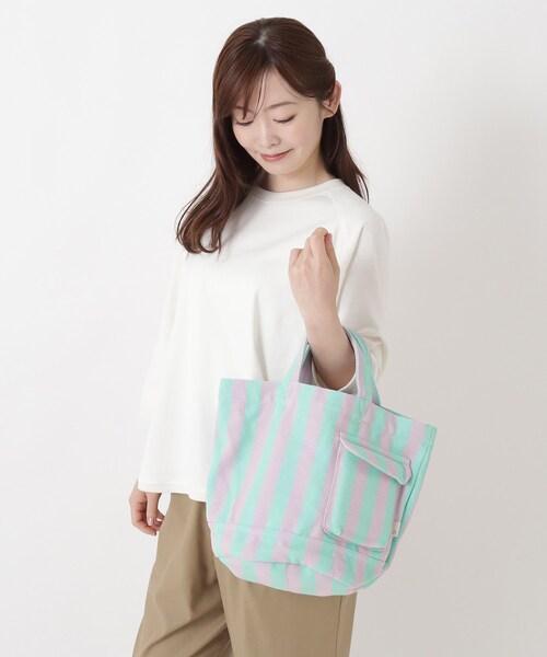 one'sterrace(ワンズテラス)の「ROOTOTE ルートート デリリサイクル コットンF(トートバッグ・レディース・イエロー系8/ブラック系8/オレンジ系その他5/グリーン系5・99)」の20枚目の写真