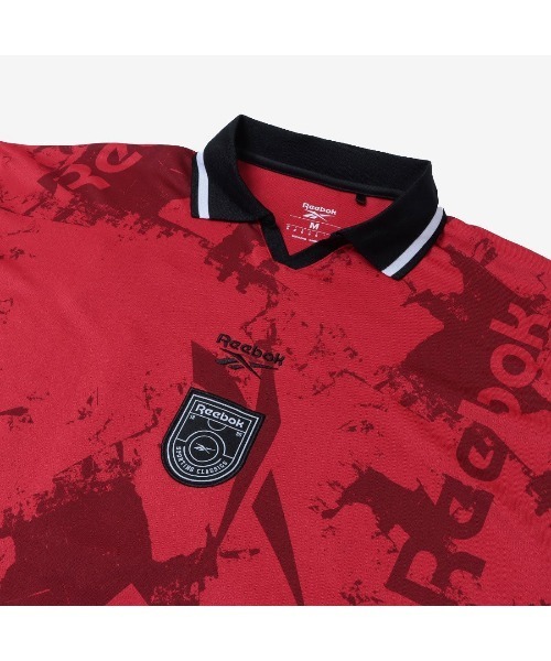 Reebok(リーボック)の「フットボールジャージー / STREET SPORT FOOTBALL JERSEY(Tシャツ/カットソー・メンズ・ブラック/レッド・X-LARGE/SMALL/MEDIUM/LARGE)」の22枚目の写真