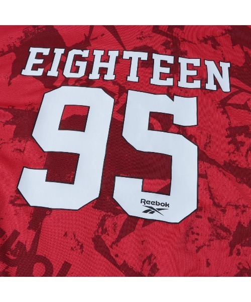 Reebok(リーボック)の「フットボールジャージー / STREET SPORT FOOTBALL JERSEY(Tシャツ/カットソー・メンズ・ブラック/レッド・X-LARGE/SMALL/MEDIUM/LARGE)」の19枚目の写真