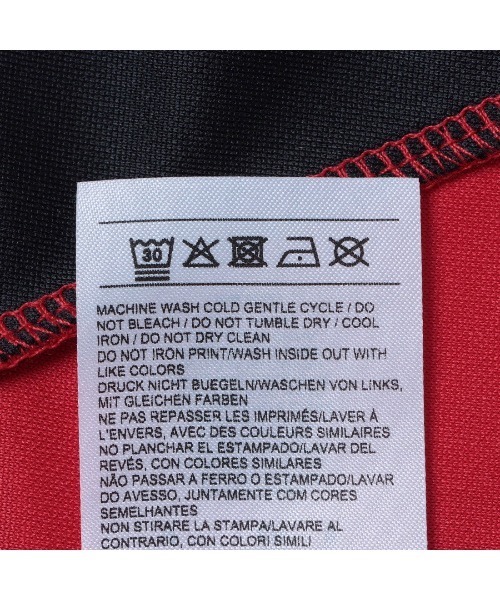 Reebok(リーボック)の「フットボールジャージー / STREET SPORT FOOTBALL JERSEY(Tシャツ/カットソー・メンズ・ブラック/レッド・X-LARGE/SMALL/MEDIUM/LARGE)」の17枚目の写真