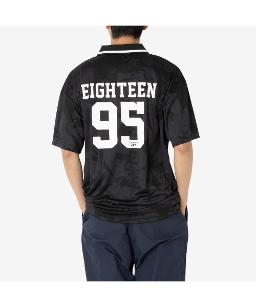 Reebok(リーボック)の「フットボールジャージー / STREET SPORT FOOTBALL JERSEY(Tシャツ/カットソー・メンズ・ブラック/レッド・X-LARGE/SMALL/MEDIUM/LARGE)」の14枚目の写真