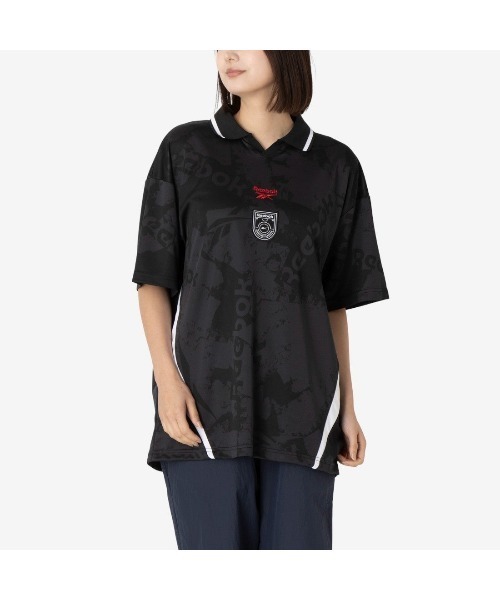 Reebok(リーボック)の「フットボールジャージー / STREET SPORT FOOTBALL JERSEY(Tシャツ/カットソー・メンズ・ブラック/レッド・X-LARGE/SMALL/MEDIUM/LARGE)」の12枚目の写真