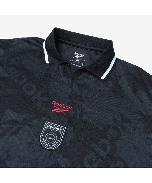 Reebok(リーボック)の「フットボールジャージー / STREET SPORT FOOTBALL JERSEY(Tシャツ/カットソー・メンズ・ブラック/レッド・X-LARGE/SMALL/MEDIUM/LARGE)」の9枚目の写真