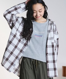 ROSE BUD | HOODED CHECK SHIRT(シャツ/ブラウス)