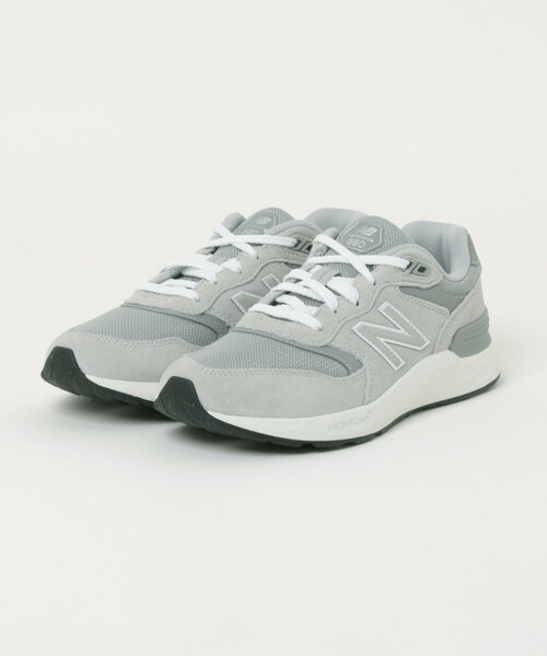 ラン様用　New Balance ホワイト/グレー スニーカー new balance ニューバランス WALKING FRESH FOAM X 880 V7【軽量