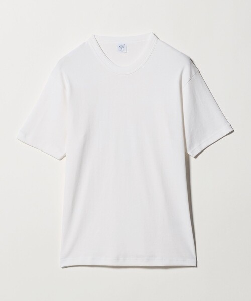 gicipi（ジチピ）の「＜gicipi＞GRONGO/クルーネック ベーシックフィット Tシャツ（Tシャツ/カットソー・メンズ・ホワイト/ロイヤルブルー・5/4）」の2枚目の写真