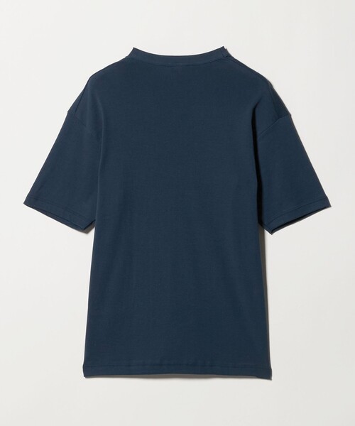 gicipi（ジチピ）の「＜gicipi＞GRONGO/クルーネック ベーシックフィット Tシャツ（Tシャツ/カットソー・メンズ・ホワイト/ロイヤルブルー・5/4）」の3枚目の写真