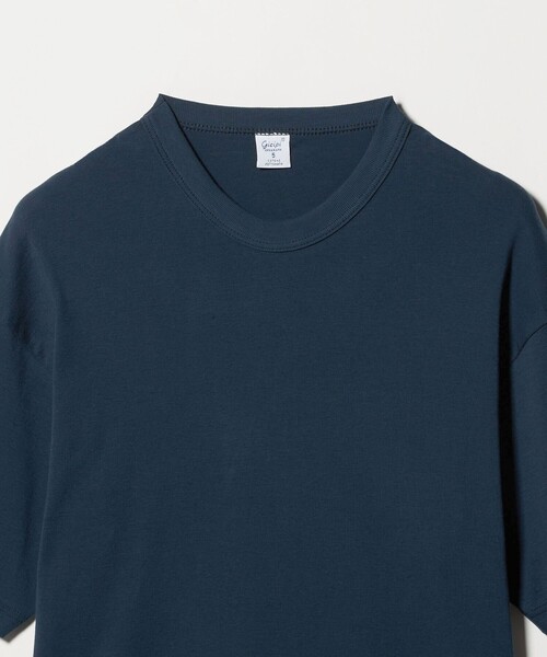 gicipi（ジチピ）の「＜gicipi＞GRONGO/クルーネック ベーシックフィット Tシャツ（Tシャツ/カットソー・メンズ・ホワイト/ロイヤルブルー・5/4）」の4枚目の写真