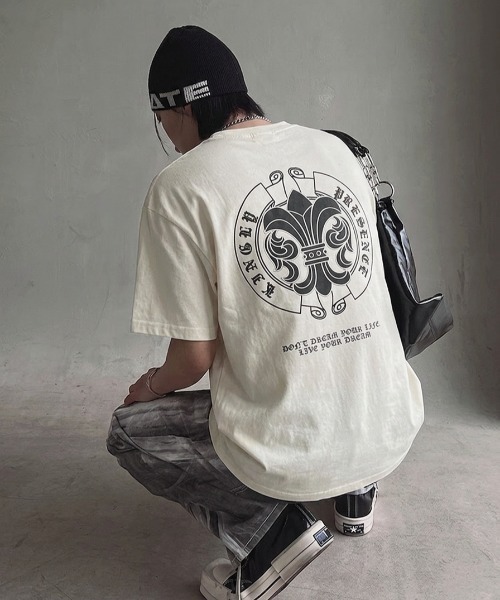 B.R.U(ブル)の「PUアップリケTシャツ(Tシャツ/カットソー・メンズ・A/C/B・FREE)」の1枚目の写真