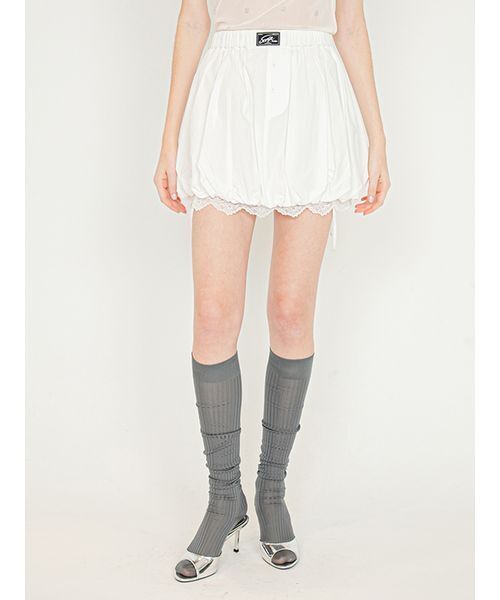 SORIN(ソリン )の「2Way Strap Balloon Skirt/2WAY ストラップバルーンスカート(スカート・レディース・ホワイト/ダークグレー/チェック・36/38)」の1枚目の写真